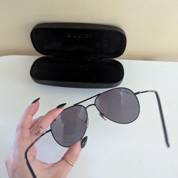 GUCCI AVIATOR FRAME SUNGLASSES - Picture 5 of 5